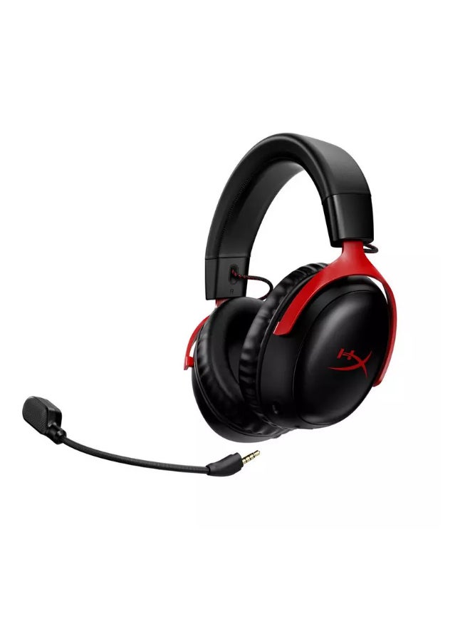 HYPERX Cloud III Wireless Gaming Headphones, 53mm Dynamic with Neodymium Magnets, Memory Foam & Premium Leatherette Ear Cushion, 2.4 GHz Wireless Type, Detachable Microphone, Black | 77Z46AA - Image 2