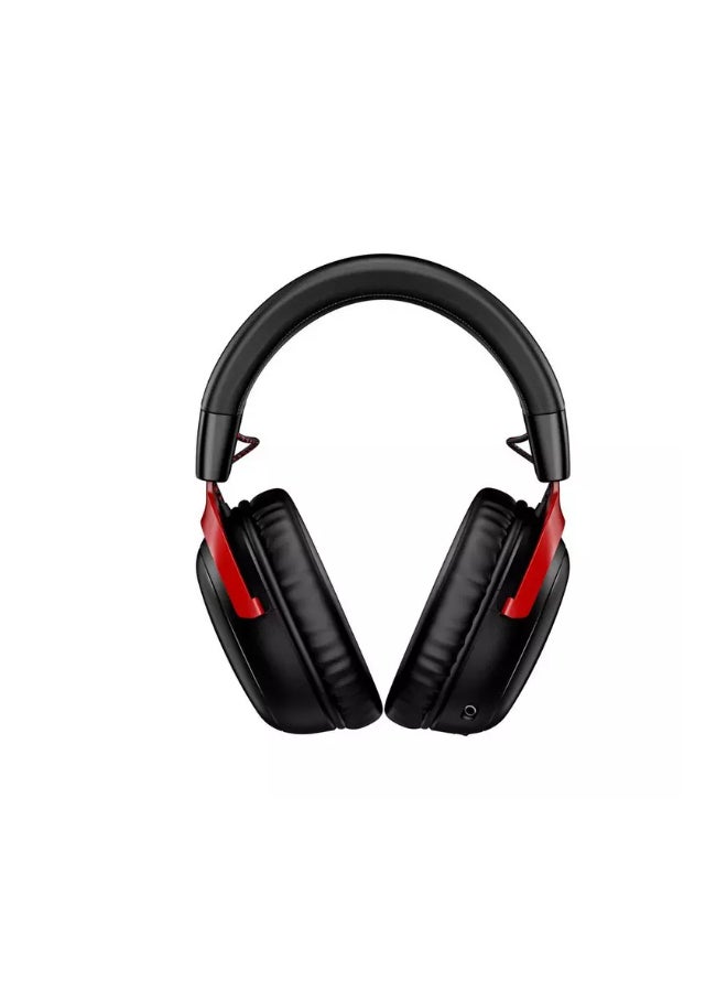 HYPERX Cloud III Wireless Gaming Headphones, 53mm Dynamic with Neodymium Magnets, Memory Foam & Premium Leatherette Ear Cushion, 2.4 GHz Wireless Type, Detachable Microphone, Black | 77Z46AA - Image 3