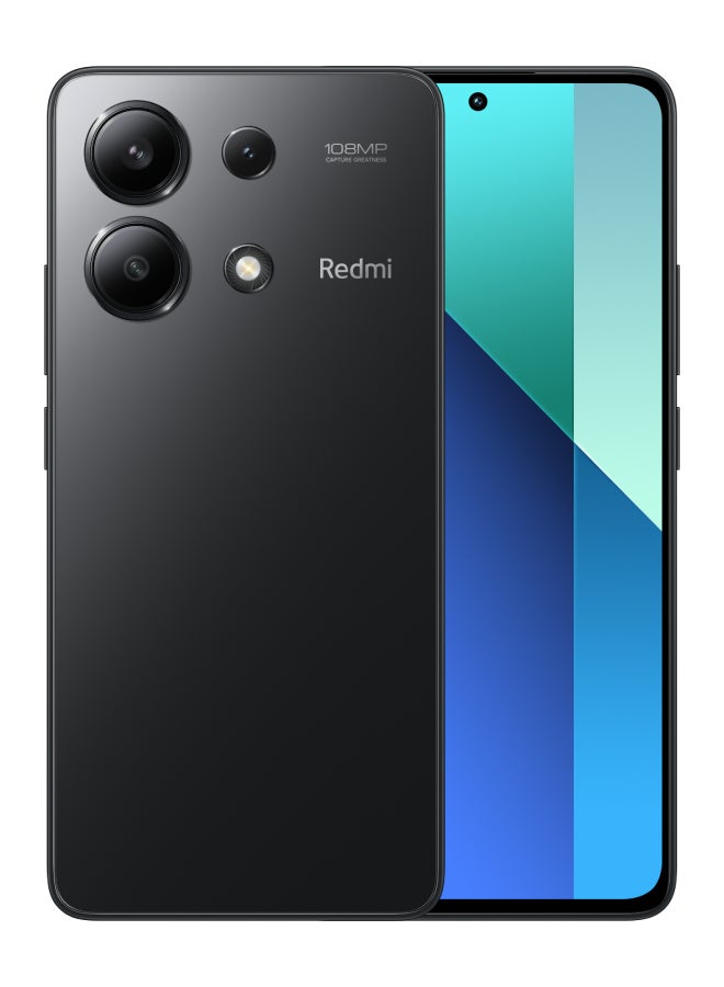Xiaomi - Redmi Note 13 Dual SIM Midnight Black 8GB RAM 256GB 4G - Global Version - Image 1