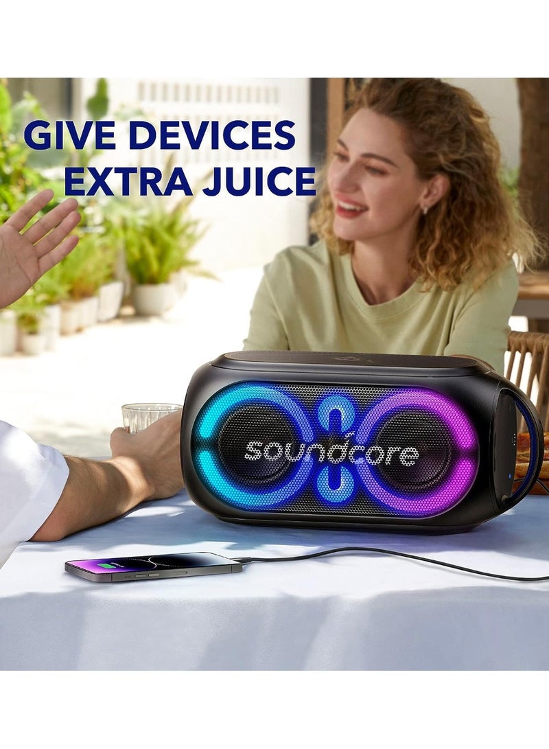 Soundcore - Rave Party 2 Portable Speaker From Anker, 120 Watt Stereo Sound Black - Image 1