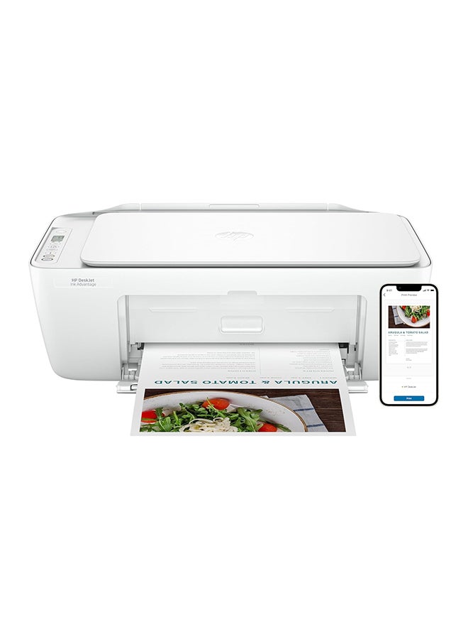 HP DeskJet Ink Advantage 2875 All-In-One Printer White - Image 1