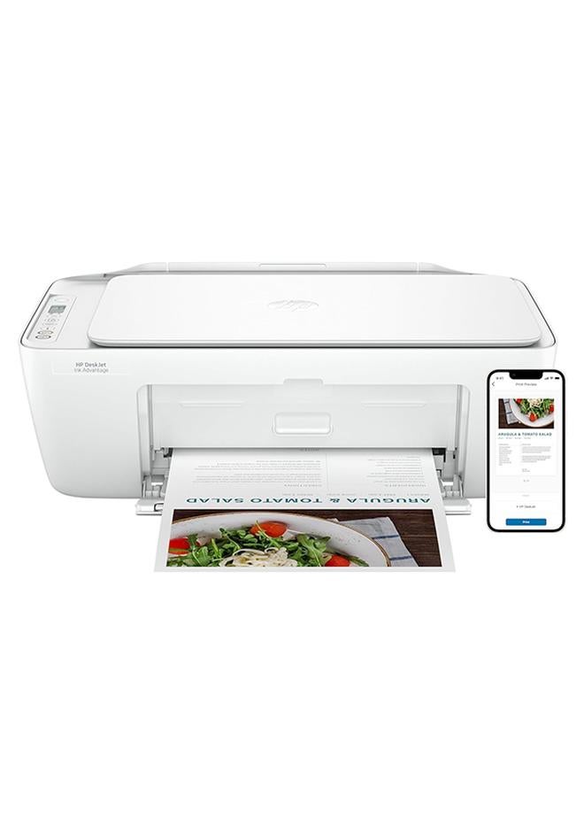 HP DeskJet Ink Advantage 2875 All-In-One Printer White - Image 1
