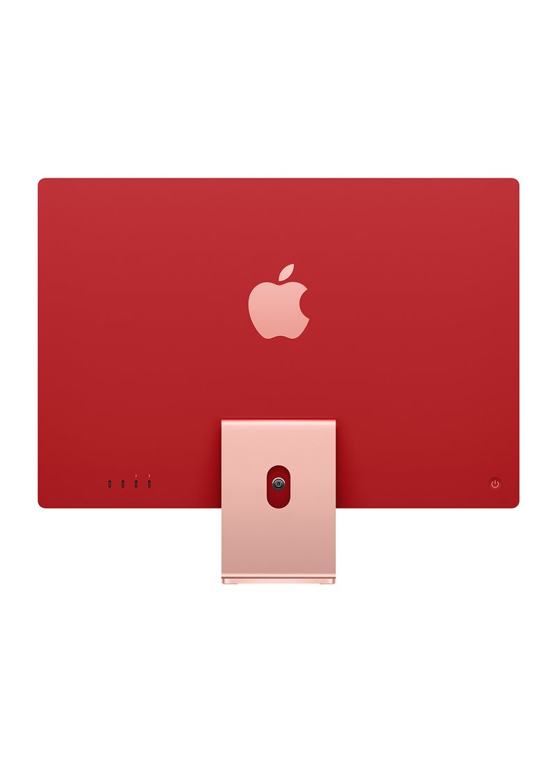 Apple - iMac M3 Chip With 8 Core CPU 8 Core GPU 8GB 256GB SSD, 24-Inch 4.5K Retina Display, MQRD3 English Pink - Image 1