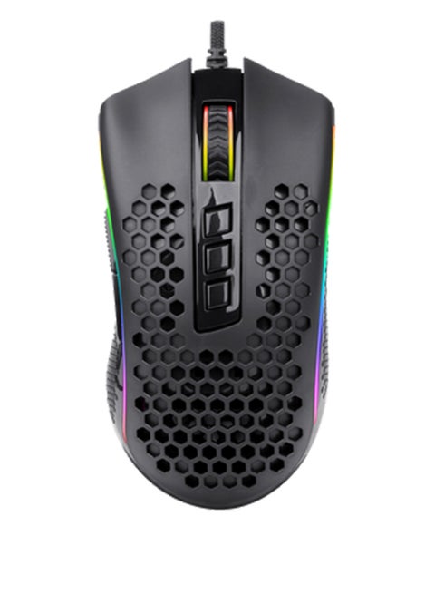 ماوس الألعاب M808 Storm خفيف الوزن RGB، بهيكل قرص العسل خفيف الوزن 85 جرام
