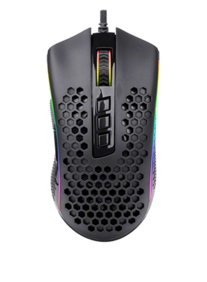 REDRAGON M808 Storm Lightweight RGB Gaming Mouse, 85g Ultralight Honeycomb Shell  - Image 1