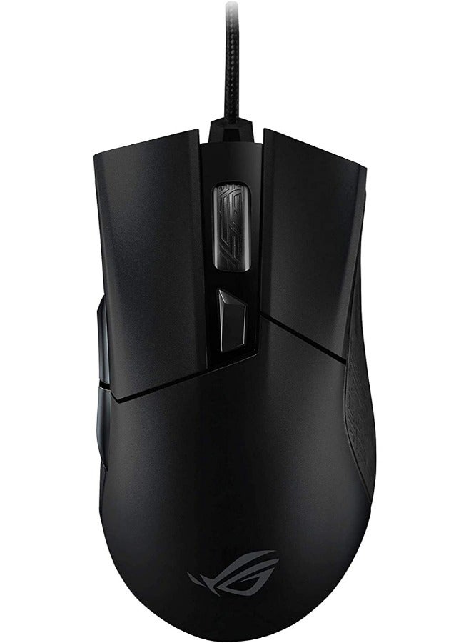 ASUS ROG Gladius II Origin Wired USB Optical Gaming Mouse Aura Sync RGB Omron switches-Black - Image 1