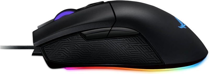 ASUS ROG Gladius II Origin Wired USB Optical Gaming Mouse Aura Sync RGB Omron switches-Black - Image 2