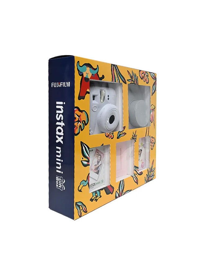 FUJIFILM - Fujifilm Instax Mini 12 Camera, 60mm, With Gift Box - White - Image 1