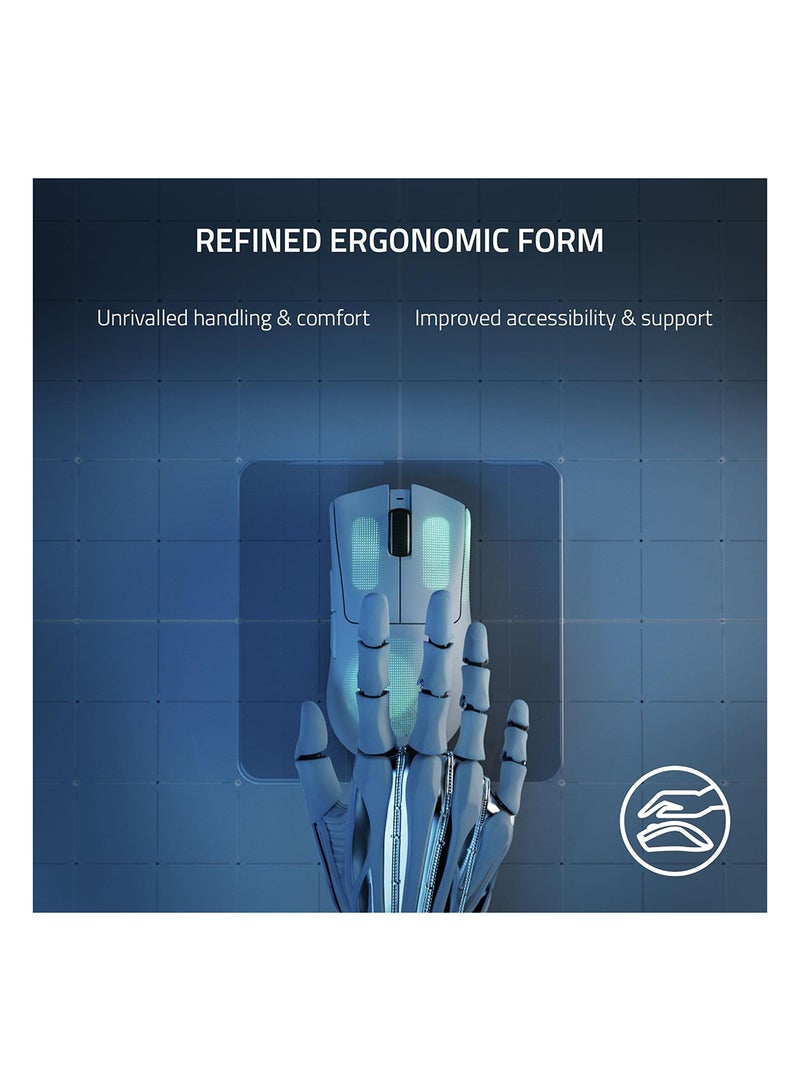 RAZER DeathAdder V3 Pro, Lightweight Wireless Ergonomic Esports Mouse (63g Lightweight Design, Focus Pro 30K Optical Sensor, Mouse Switches Gen-3, HyperSpeed Wireless) (RZ01-04630100-R3G1) Black - Image 4