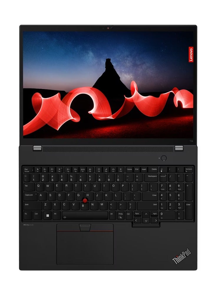 ThinkPad T16 Gen 2 (Upgraded Version) Laptop, i7-1355U, 16Gb Ddr5, 512Gb Ssd M.2 G4, Intel UHD Graphics Integrated, 16.0" WUXGA AG, Win 11 Pro English/Arabic Black