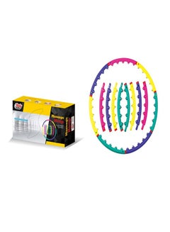 Body Builder BODY BUILDER, 96CM 1KG HULA HOOP RING 1PC/CLR BOX 38-1145  - Image 1