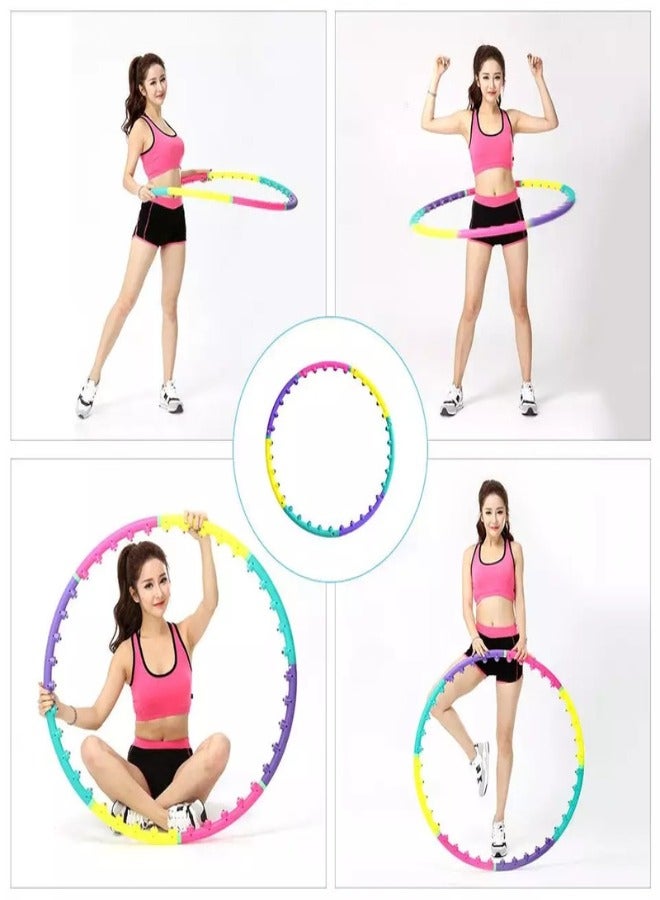 Body Builder BODY BUILDER, 96CM 1KG HULA HOOP RING 1PC/CLR BOX 38-1145  - Image 5