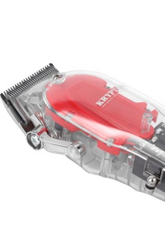 KRYPTON Rechargeable Professional Hair Clipper With High-Capacity Battery And Fast Charging - KNTR5299 Red  - Image 5