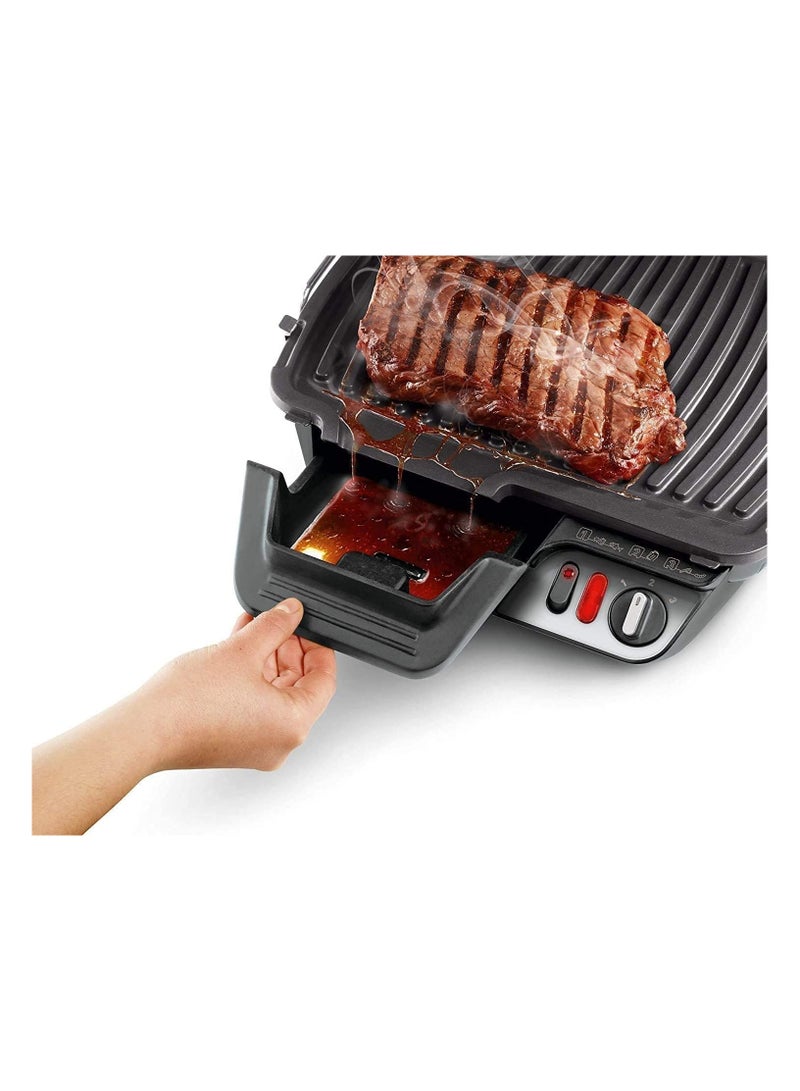 Tefal - 3 In1 Electric Contact Grill With Baking Function And Table Grill BBQ Foldable With Double Grill Surface With Hamburger Press Adjustable Thermostat Non-stick Grill Plates 2000 Watts Bundle 2000 W GC3060+W875 Black / Silver - Image 1