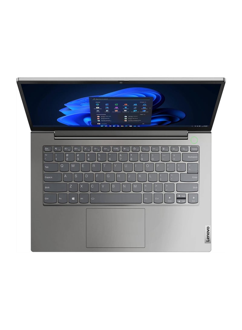 Lenovo - ThinkBook 14 G4 IAP Laptop, 14-IAP, i5-1235U, 8GB Base DDR4, 512GB SSD M.2, Intel UHD Graphics, 14.0 Inch FHD, Win 11 Pro English/Arabic Black - Image 1
