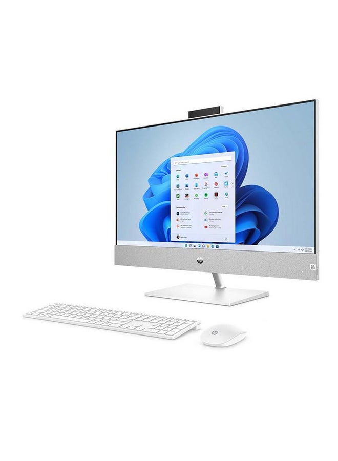 Pavilion 27-ca2000nx All In One With 27-inch QHD Touch IPS Display, Core i7-13700T Processor/32GB RAM DDR4/1TB SSD/Windows 11 Home/4GB NVIDIA GeForce RTX 3050 English/Arabic Snowflake White