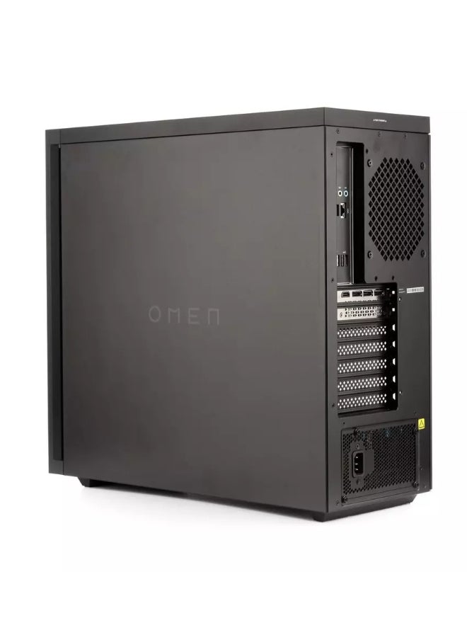 HP - OMEN Gaming Core i7-13700K Processor/32GB RAM/1TB SSD/Windows 11/12GB NVIDIA GeForce RTX 4070 Ti Graphics/ Shadow Black - Image 1
