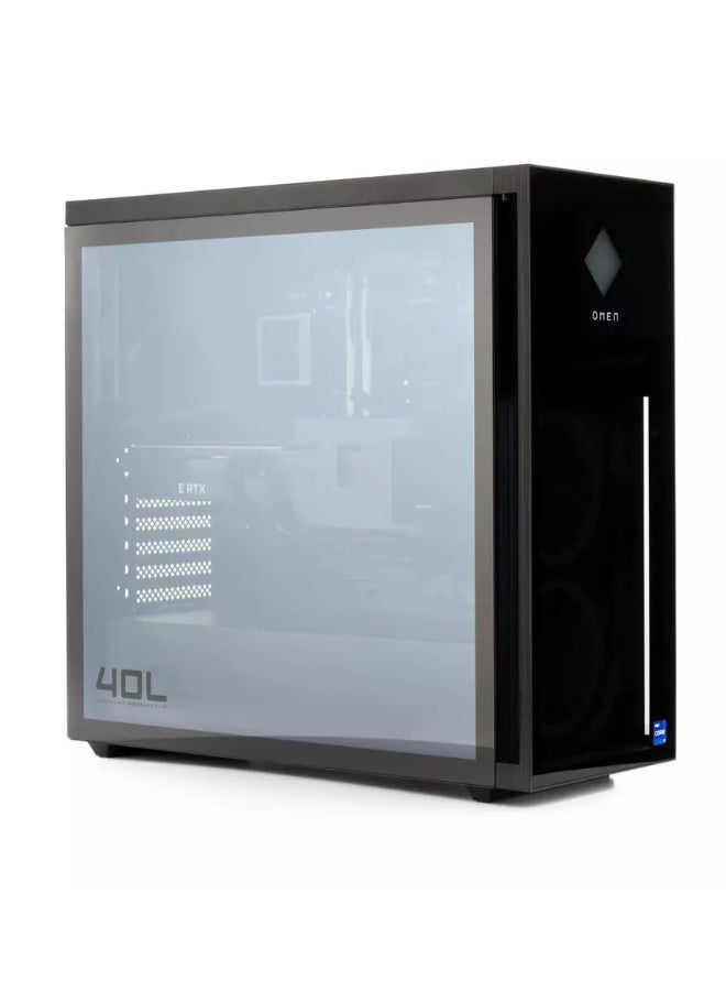 HP - OMEN Gaming Core i7-13700K Processor/32GB RAM/1TB SSD/Windows 11/12GB NVIDIA GeForce RTX 4070 Ti Graphics/ Shadow Black - Image 1