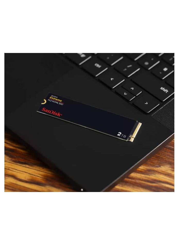 سانديسك - SANDISK EXTREME NVMe PCIe Gen 4 SSD، 5150 ميجابايت/ثانية، 4850 ميجابايت/ثانية، ضمان 5 سنوات، 2 تيرابايت 2 تيرابايت - Image 1