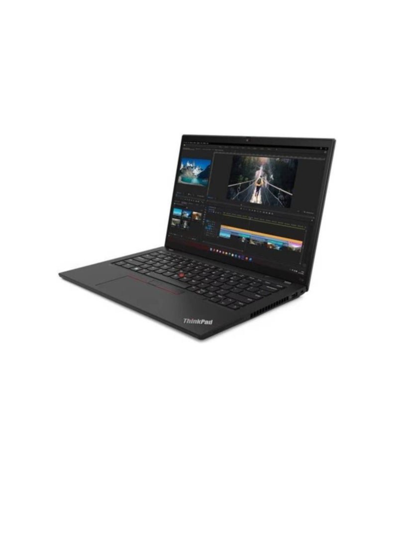 Lenovo - ThinkPad T14 Gen 4 CI7 1355U 16Gb 512Gb DOS Fingerprint UK UK English Thunder Black - Image 1