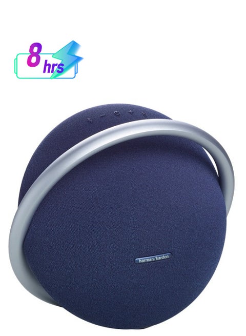 Onyx Studio 8 Portable Stereo Bluetooth Speaker Blue