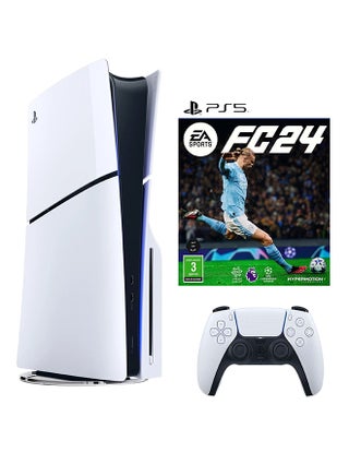 PlayStation 5 Slim Disc Console With Controller And EA FC 24 KSA Version - pnsku/N70030352V/45/_/1702895008/3a5527e8-0d9d-4fed-b53e-e023a95c29fb