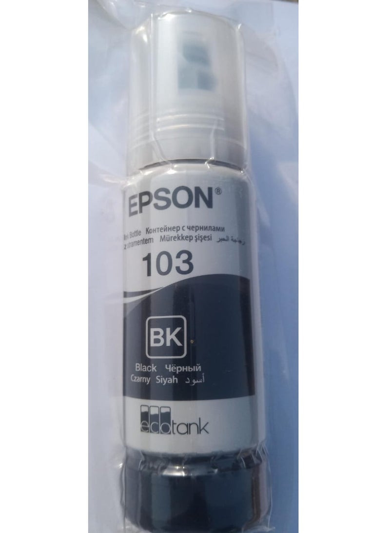 EPSON 103 Ecotank Ink Bottle Black  - Image 1