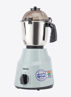 GEEPAS 3 In 1 Mixer Grinder, Powerful Copper Motor Double Ball Bearing, 3 Speed Setting With Incher, Motor Overheat Protection Resettable Fuse, Tetra Flow Technology For Fast Grinding 3 L 800 W GSB44100 White & Silver  - Image 2