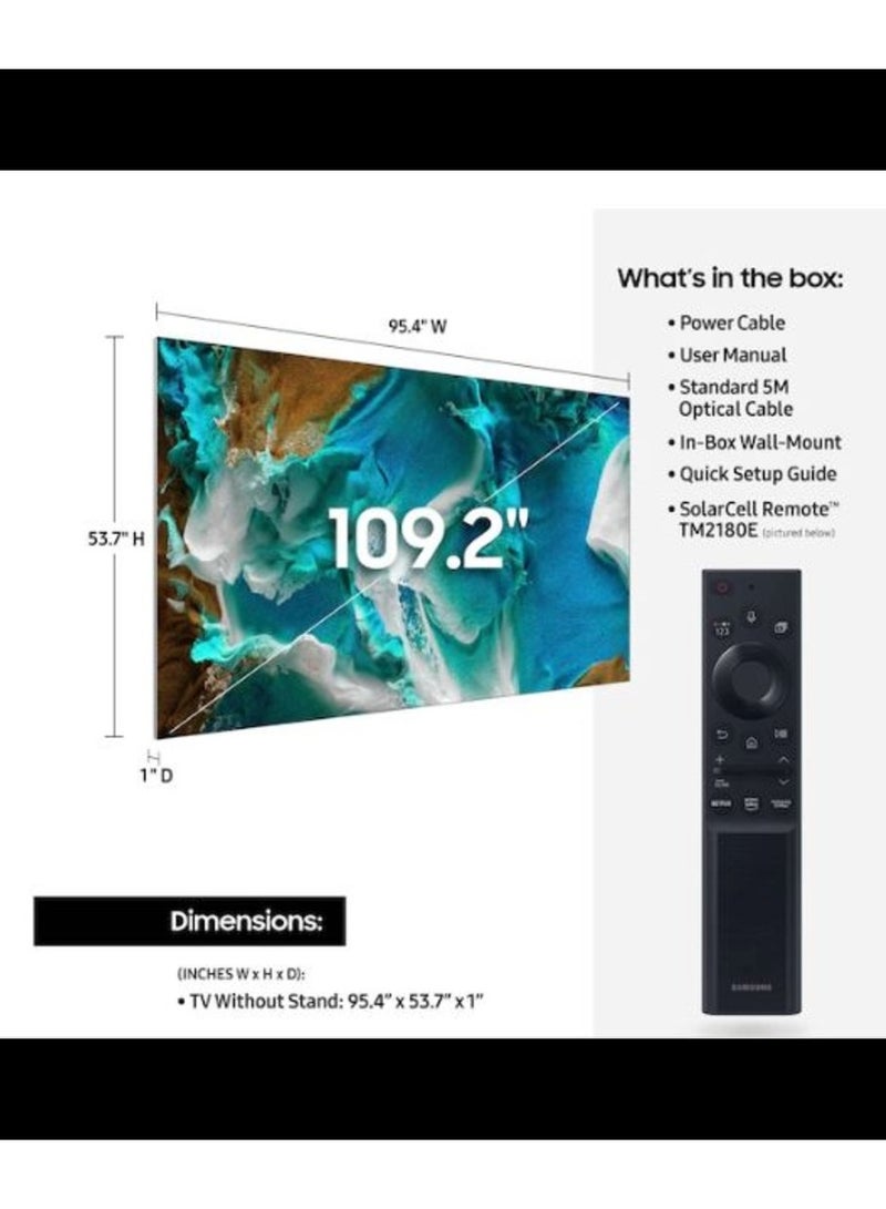 Samsung - 110" Class Micro LED STW-110-CML Black - Image 1