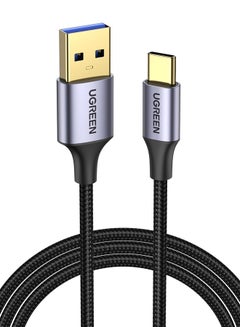Ugreen USB C Cable USB 3.0 Cable 5Gbps Type C Fast Charging Cord Compatible with Galaxy S24 S23 Ultra, S23+, S23 FE, A12, A21s, Note 20 Ultra, Huawei P60 P50 P30 Pro, PS5, Mi 12, Oculus Quest VR, 1M Black  - Image 1