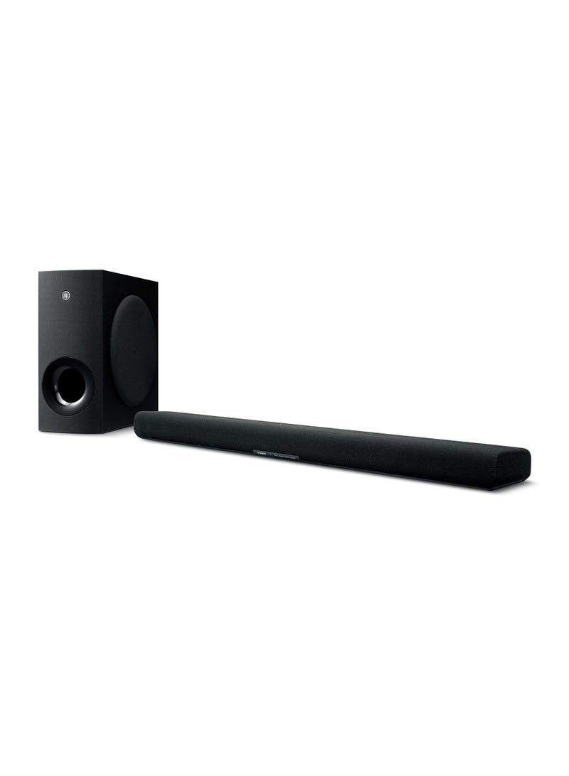 YAMAHA Sound Bar With Dolby Atmos® External Subwoofer SRB40ABLACK Black - Image 1