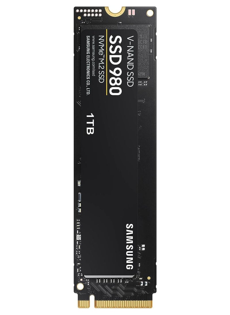 Samsung 980 1TB SSD, PCIe Gen 3.0 x4, NVMe 1.4, Form Factor M.2 (2280), Up to 3,500 MB/s Sequential Read and 3,000 MB/s Write | MZ-V8V1T0BW 1 TB - Image 2