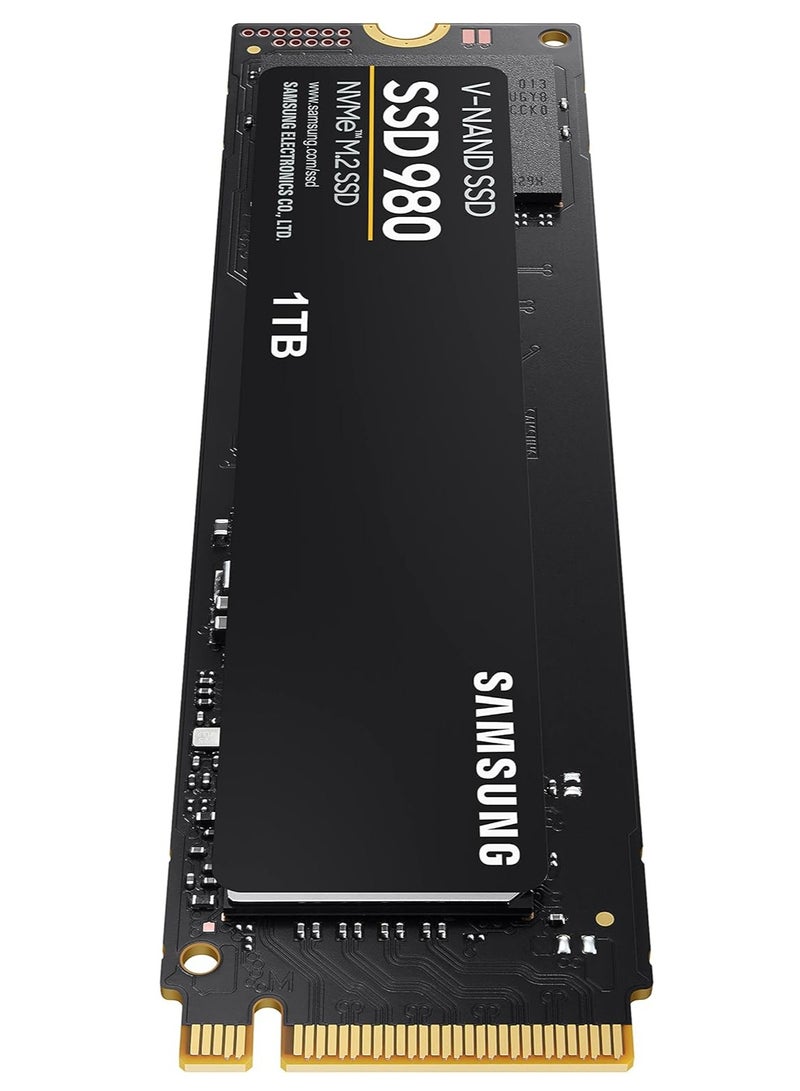 سامسونج 980 1 تيرابايت SSD، PCIe Gen 3.0 x4، NVMe 1.4، عامل الشكل M.2 (2280)، سرعة قراءة تسلسلية تصل إلى 3500 ميجابايت/ثانية وكتابة 3000 ميجابايت/ثانية | MZ-V8V1T0BW - Image 3