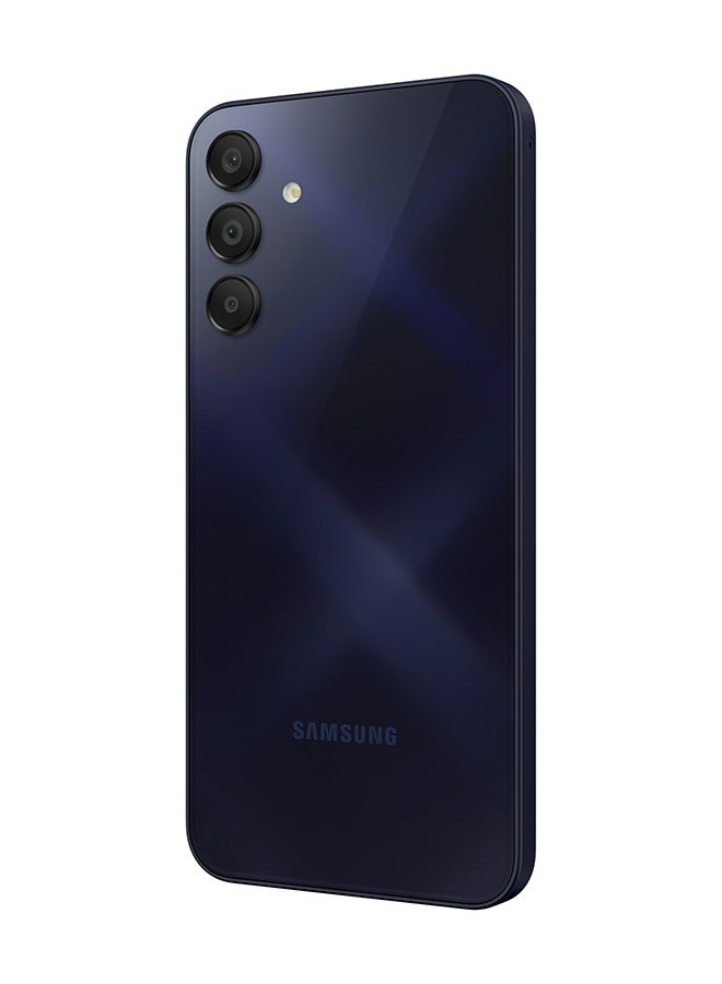 Samsung - Galaxy A15 Dual SIM Blue/Black 6GB RAM 128GB 4G LTE - Middle East Version - Image 1