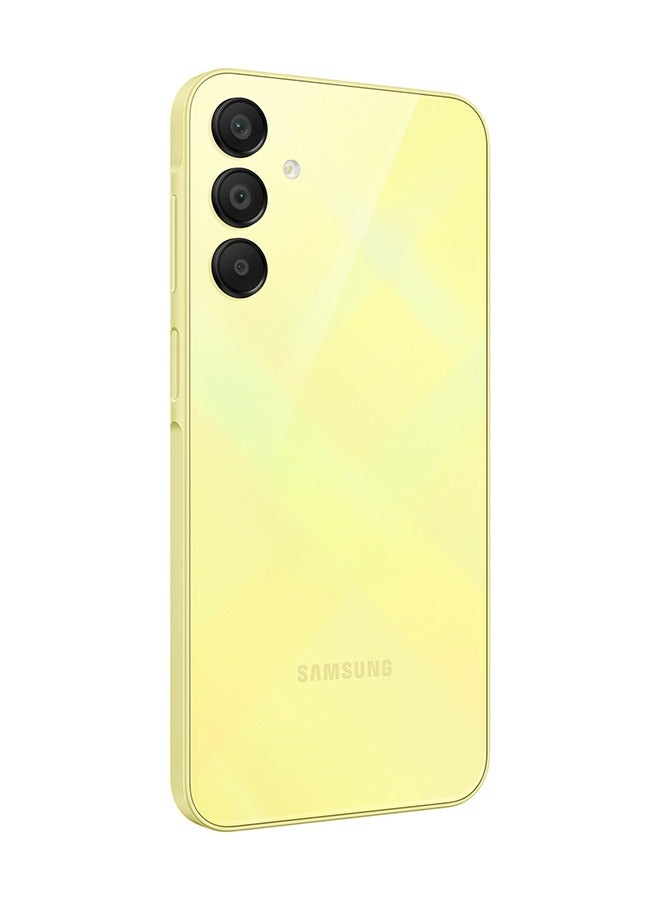 Samsung - Galaxy A15 Dual SIM Yellow 6GB RAM 128GB 4G LTE - Middle East Version - Image 1
