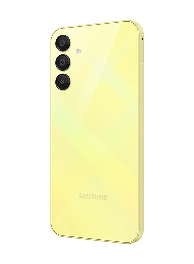 Samsung - Galaxy A15 Dual SIM Yellow 6GB RAM 128GB 4G LTE - Middle East Version - Image 1