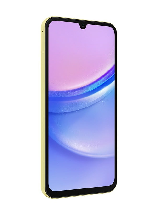 Galaxy A15 Dual SIM Yellow 6GB RAM 128GB 4G LTE - Middle East Version - pnsku/N70030441V/45/_/1702699239/0d137c59-7d42-40f1-a3b0-cedcababf58b