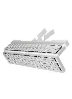 Royal Kludge RK925 Wireless Bluetooth With White Backlit, 68 Keys,60% Foldable Mechanical Keyboard With Built-In Stand Holder Brown Switch  - Image 2