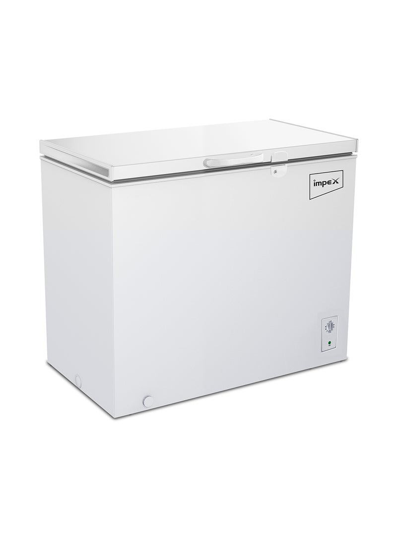 Impex Chest Freezer, Energy Efficient Refrigeration System With Lamp, Grip Handle, Lock And Key, Ideal For Home And Restaurants 150L 54W IMCF 150A 150 L 54 W IMCF 150A White  - Image 1