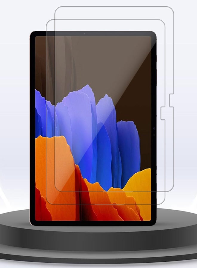 MARGOUN 2 Packs For Samsung Galaxy Tab S7+ SM-T970Tablet Screen Protector Anti-Glare 9H Hardness Tempered Glass Scratch Resistant HD Display Screen Protector Clear - Image 3