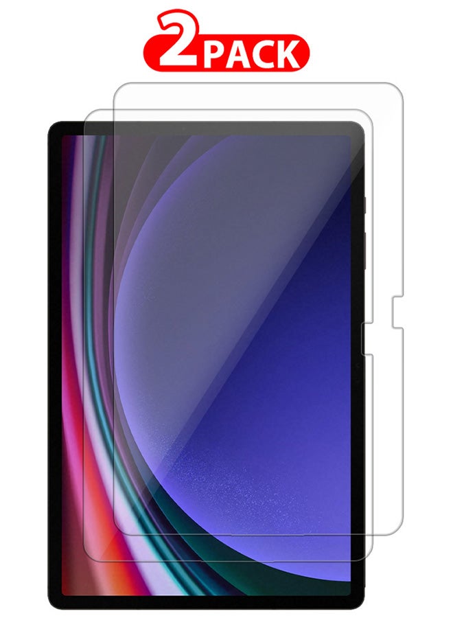 MARGOUN 2 Packs For Samsung Galaxy Tab S9 Plus Tablet Screen Protector Anti-Glare 9H Hardness Tempered Glass Scratch Resistant HD Display Screen Protector Clear - Image 1