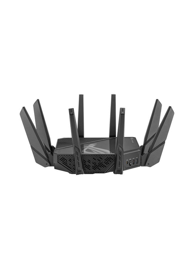 ASUS - ROG RAPTURE GT-AXE16000 WIFI 6E QUAD BAND GAMING ROUTER-90IG06W0-MU2A10 Black - Image 1