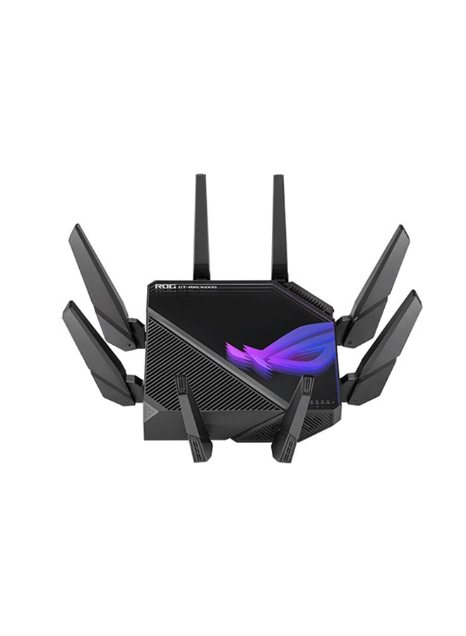 ASUS - ROG RAPTURE GT-AXE16000 WIFI 6E QUAD BAND GAMING ROUTER-90IG06W0-MU2A10 Black - Image 1