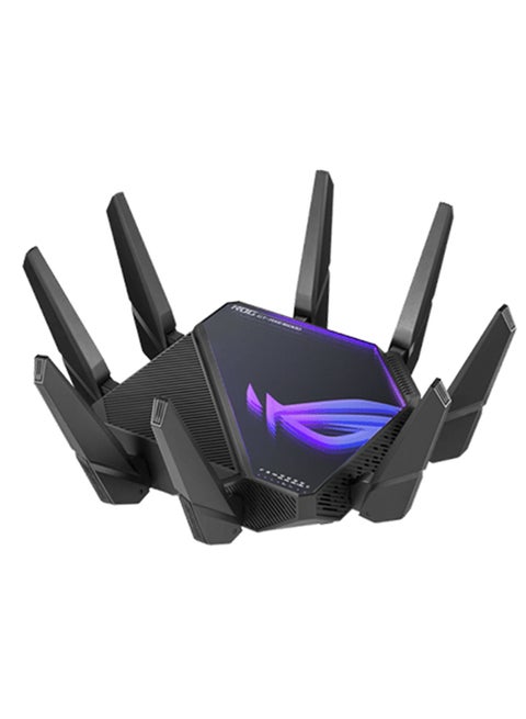 ROG RAPTURE GT-AXE16000 WIFI 6E QUAD BAND GAMING ROUTER-90IG06W0-MU2A10 Black