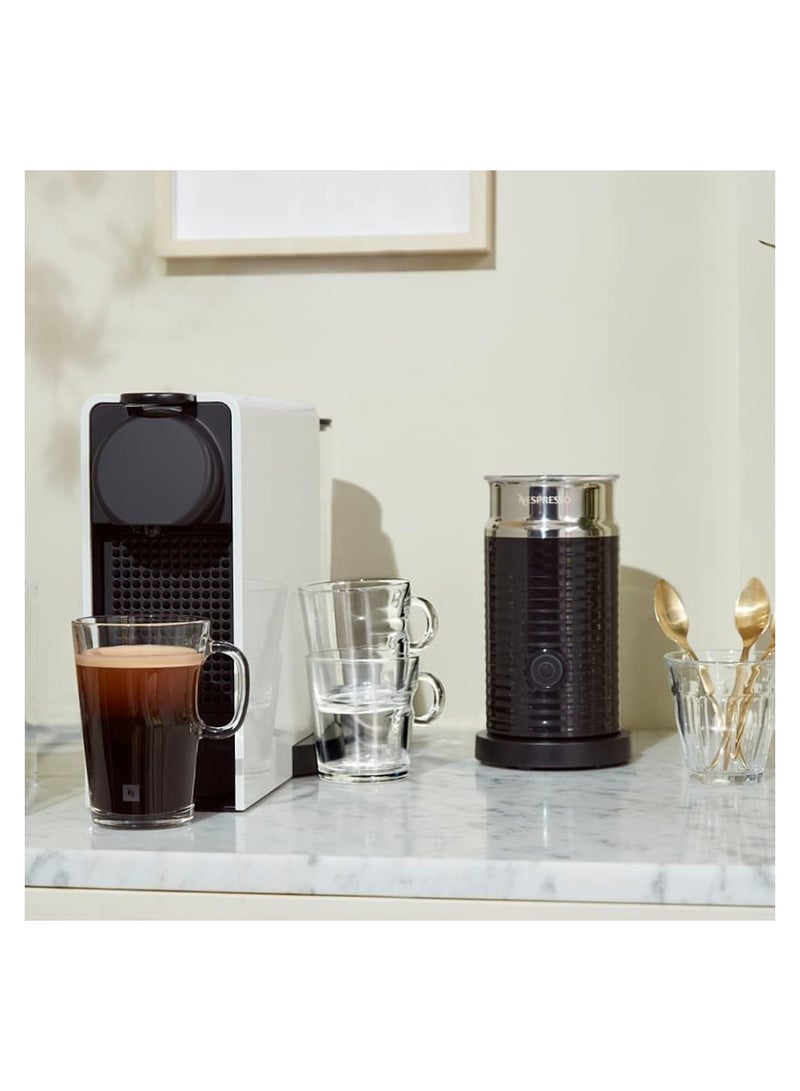 Vertuo Coffee Capsule Machine By Krups With Aeroccino 3 Milk Frother Automatic Switch-Off Short Heat-Up Time Six Cup Sizes Easy Preparation Space-Saving 1.2 L 1500 W XN9108+3694EUBK Black