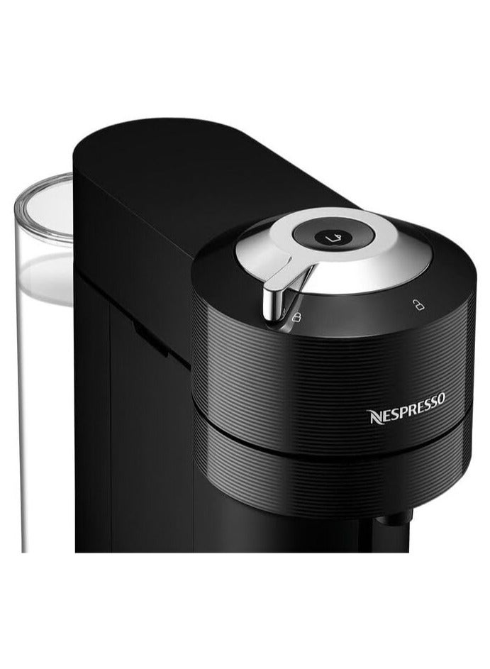 Vertuo Coffee Capsule Machine By Krups With Aeroccino 3 Milk Frother Automatic Switch-Off Short Heat-Up Time Six Cup Sizes Easy Preparation Space-Saving 1.2 L 1500 W XN9108+3694EUBK Black
