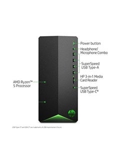 Pavilion Gaming Desktop Computer, AMD 6-Core Ryzen 5 5600G Processor/16GB RAM/512GB SSD/4GB Nvidia Geforce GTX730 Graphics Card/Windows 10 Home/Mouse and Keyboard/Windows 10 Home Black - pnsku/N70030601V/45/_/1702973015/67485099-e7c8-4d84-b604-dd6beea1d7f3