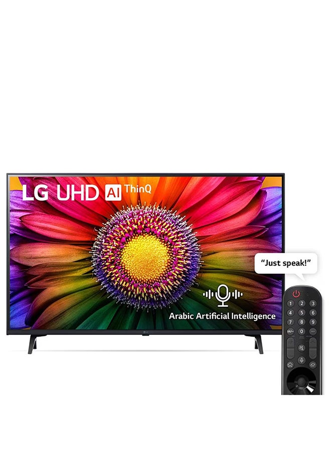 إل جي تلفزيون سمارت LED 65 بوصة بدقة UHD مع ريسيفر داخلي ماجيك ريموت، موديل - Image 1