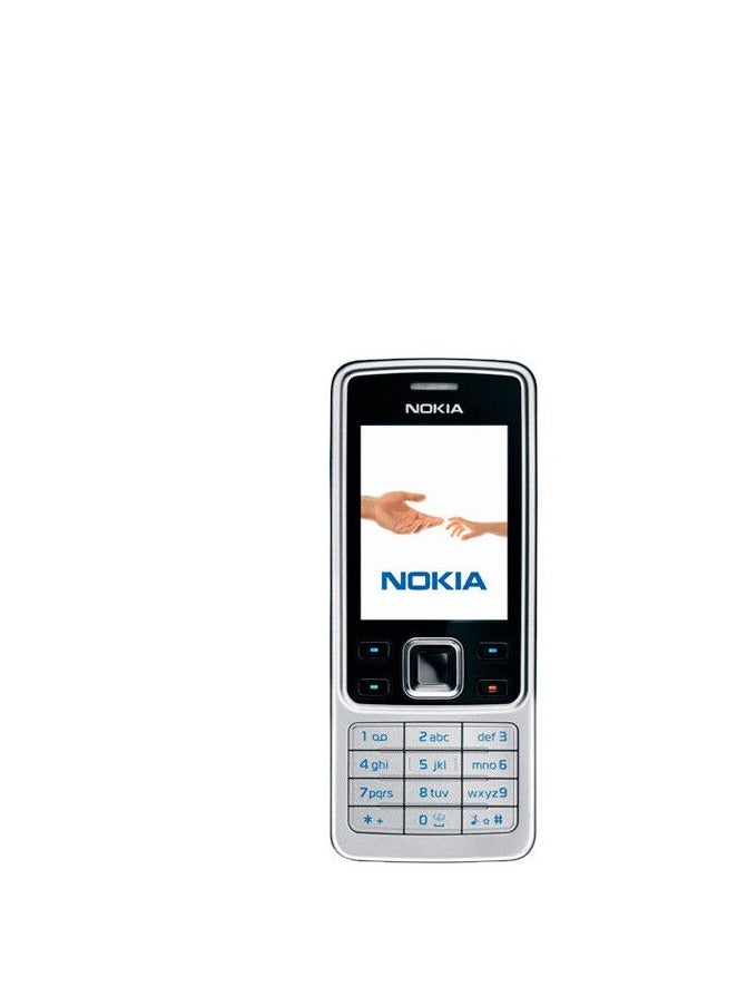 NOKIA - Classic 6300 Silver Real Metal GSM Mobile Phone Camera FM Rare - Image 1