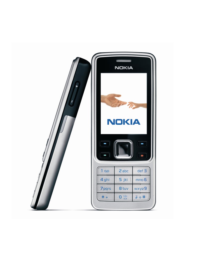 NOKIA - Classic 6300 Silver Real Metal GSM Mobile Phone Camera FM Rare - Image 1